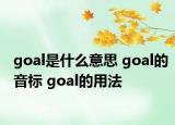 goal是什么意思 goal的音标 goal的用法
