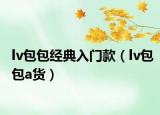 lv包包经典入门款（lv包包a货）