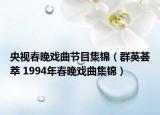 央视春晚戏曲节目集锦（群英荟萃 1994年春晚戏曲集锦）