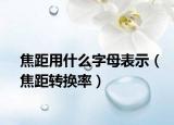 焦距用什么字母表示（焦距转换率）
