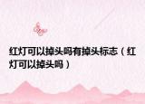 红灯可以掉头吗有掉头标志（红灯可以掉头吗）