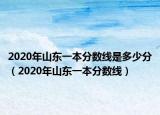 2020年山东一本分数线是多少分（2020年山东一本分数线）
