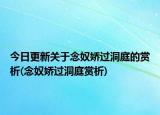 今日更新关于念奴娇过洞庭的赏析(念奴娇过洞庭赏析)