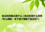 地役权的概念是什么（地役权是什么意思?怎么理解~ 举个例子理解下地役权?）