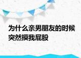 为什么亲男朋友的时候突然摸我屁股