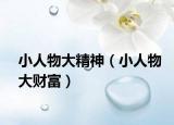 小人物大精神（小人物大财富）