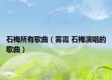 石梅所有歌曲（雾霭 石梅演唱的歌曲）