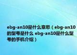 ebg-an10是什么意思（ebg-an10的型号是什么 ebg-an10是什么型号的手机介绍）