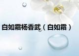 白如霜杨香武（白如霜）