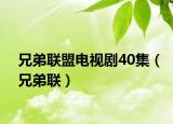 兄弟联盟电视剧40集（兄弟联）