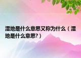 湿地是什么意思又称为什么（湿地是什么意思?）