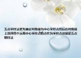 五点采样法是先确定对角线为中心采样点然后在对角线上选择四个远离中心采样点的点作为采样点这就是五点取样法