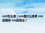 mH怎么读（mh是什么意思 mh的音标 mh的用法）