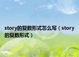 story的复数形式怎么写（story的复数形式）