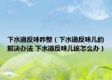 下水道反味咋整（下水道反味儿的解决办法 下水道反味儿该怎么办）