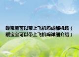 暖宝宝可以带上飞机吗成都机场（暖宝宝可以带上飞机吗详细介绍）
