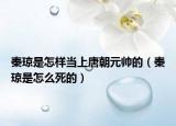 秦琼是怎样当上唐朝元帅的（秦琼是怎么死的）