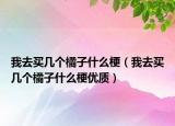 我去买几个橘子什么梗（我去买几个橘子什么梗优质）