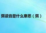 弭读音是什么意思（弭）