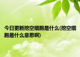 今日更新挖空细胞是什么(挖空细胞是什么意思啊)