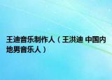 王迪音乐制作人（王洪迪 中国内地男音乐人）
