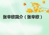 张辛欣简介（张辛欣）