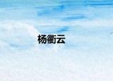 杨衢云