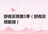 舒克贝塔第1季（舒克贝塔歌词）