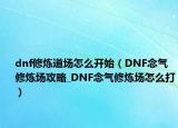 dnf修炼道场怎么开始（DNF念气修炼场攻略_DNF念气修炼场怎么打）