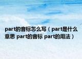 part的音标怎么写（part是什么意思 part的音标 part的用法）
