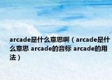 arcade是什么意思啊（arcade是什么意思 arcade的音标 arcade的用法）
