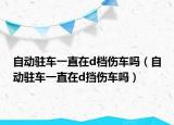 自动驻车一直在d档伤车吗（自动驻车一直在d挡伤车吗）