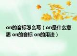 on的音标怎么写（on是什么意思 on的音标 on的用法）