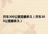 开车300公里需要多久（开车300公里要多久）