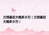 兰博基尼大概多少万（兰博基尼大概多少万）