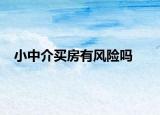 小中介买房有风险吗