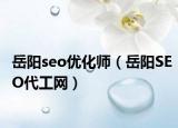 岳阳seo优化师（岳阳SEO代工网）