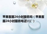 苹果客服24小时服务吗（苹果客服24小时服务电话\
