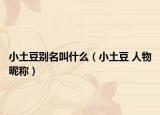 小土豆别名叫什么（小土豆 人物昵称）