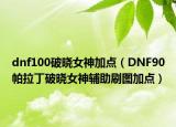 dnf100破晓女神加点（DNF90帕拉丁破晓女神辅助刷图加点）