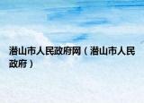 潜山市人民政府网（潜山市人民政府）