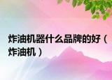 炸油机器什么品牌的好（炸油机）