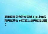 英雄联盟艾克符文天赋（lol上单艾克天赋符文 s6艾克上单天赋加点图）