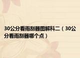 30公分看雨刮器图解科二（30公分看雨刮器哪个点）