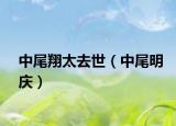 中尾翔太去世（中尾明庆）