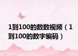 1到100的数数视频（1到100的数字编码）