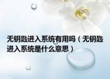 无钥匙进入系统有用吗（无钥匙进入系统是什么意思）