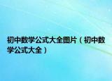 初中数学公式大全图片（初中数学公式大全）