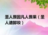 圣人畏因凡人畏果（圣人请卸妆）