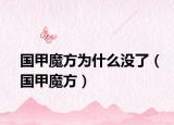 国甲魔方为什么没了（国甲魔方）